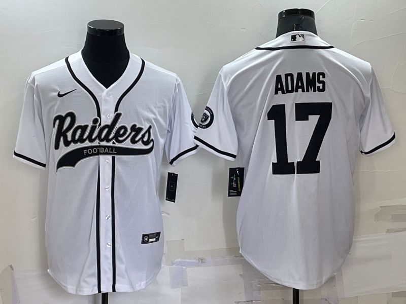 Men Oakland Raiders #17 Adams White 2022 Nike Co branded NFL Jerseys